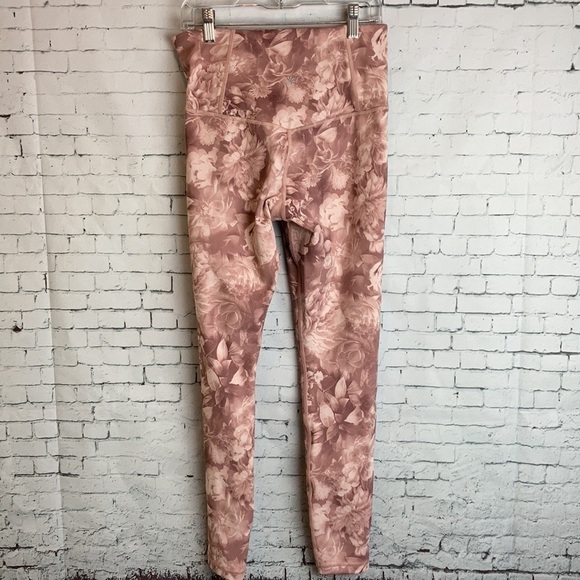 Athleta Elation Printed Tight Antionette Velvety S Rose Floral Print Feminine - Picture 13 of 16